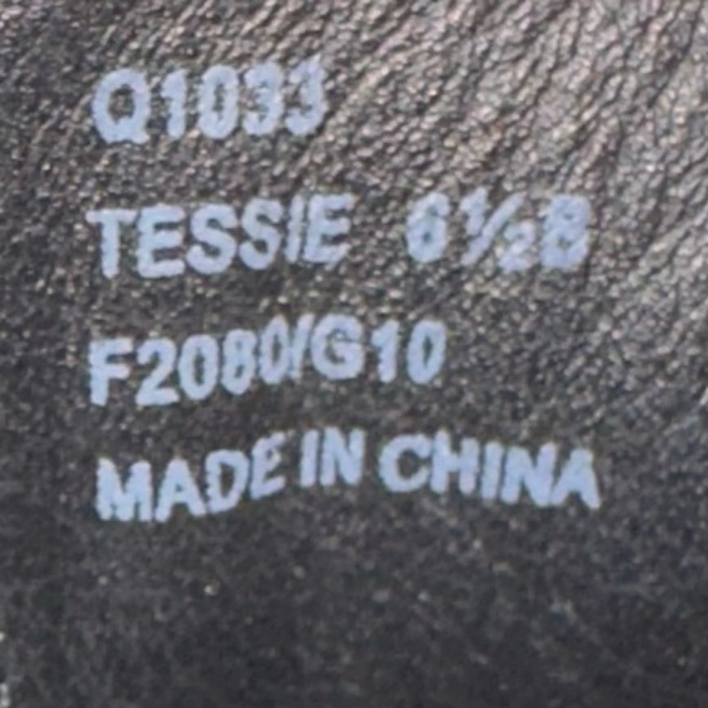 Coach Tessie Black Leather Heeled Buckle Ankle Booties Size‎ 6.5B - Picture 7 of 7